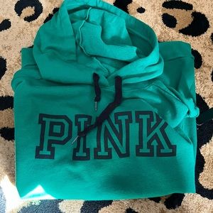 Size Large Victoria’s Secret Pink Green Sweatshirt